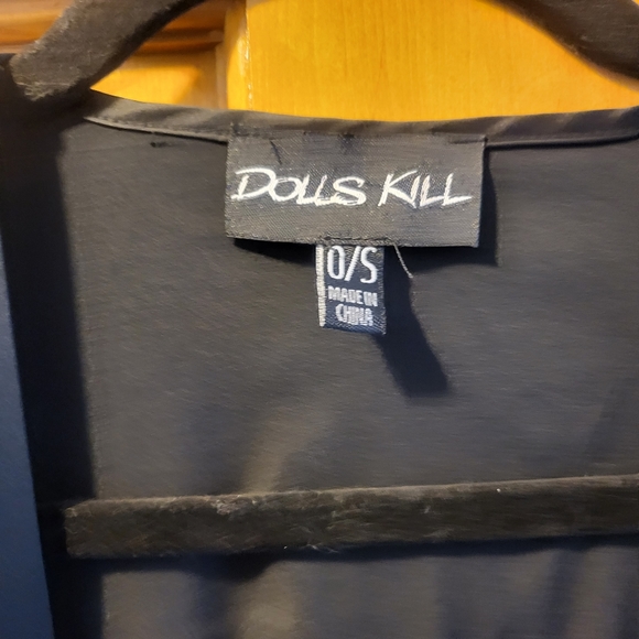 Doll Kills Kimono Style Satin Robe - Picture 6 of 7